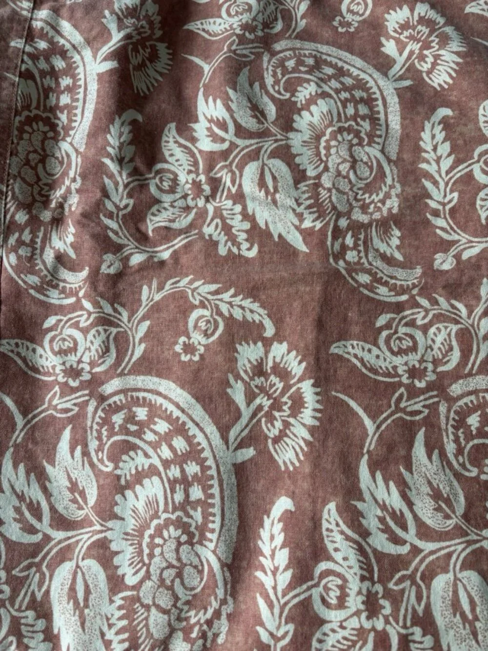Pottery Barn Alessandra Duvet Cover Terra Cotta Orange Ivory Full‎ Queen 2 Shams